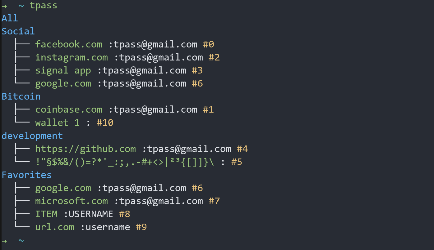 tPass — tpass 0.1.8 documentation
